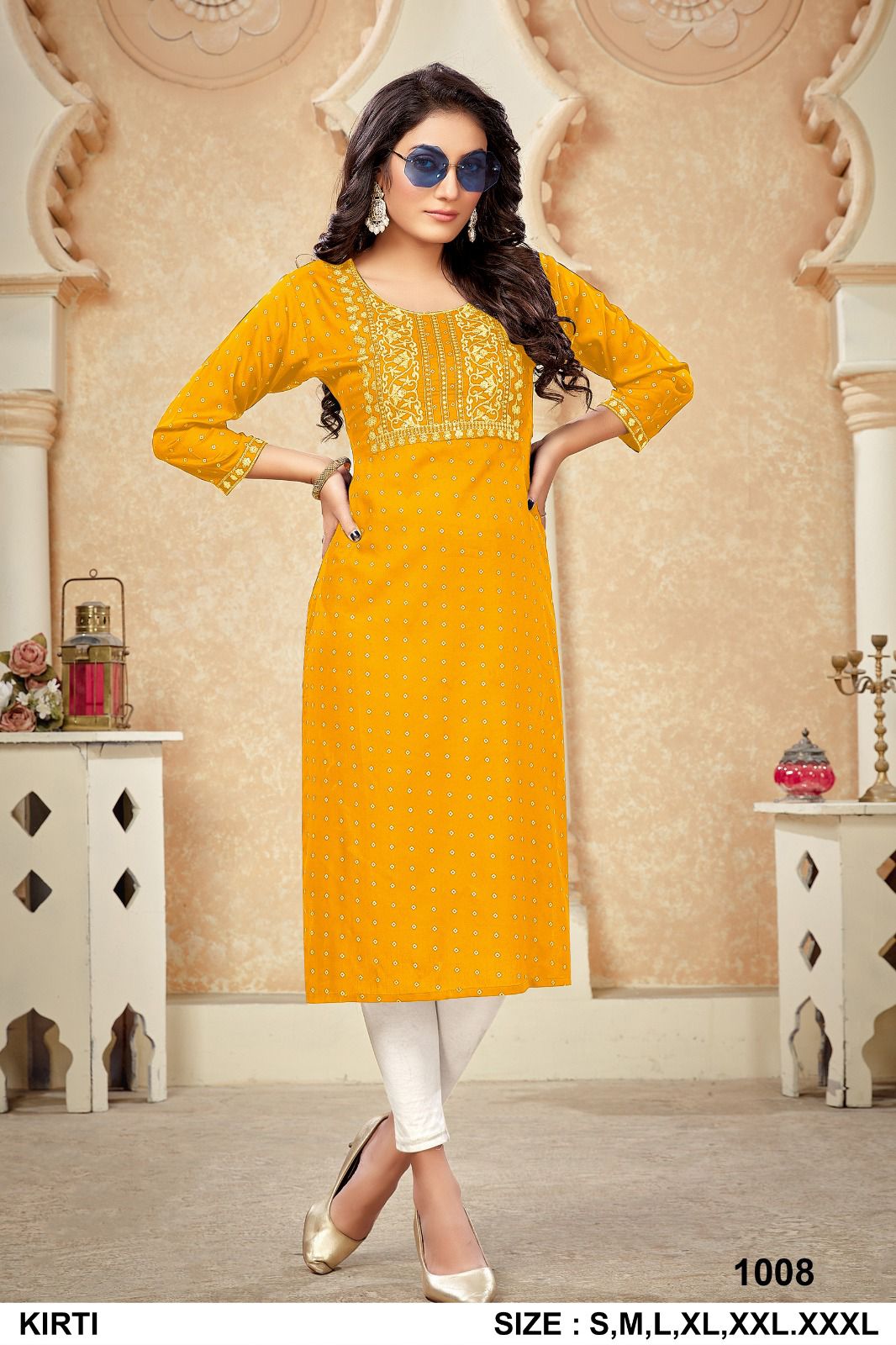 Kirti 1001 Printed Designer Kurtis Catalog
